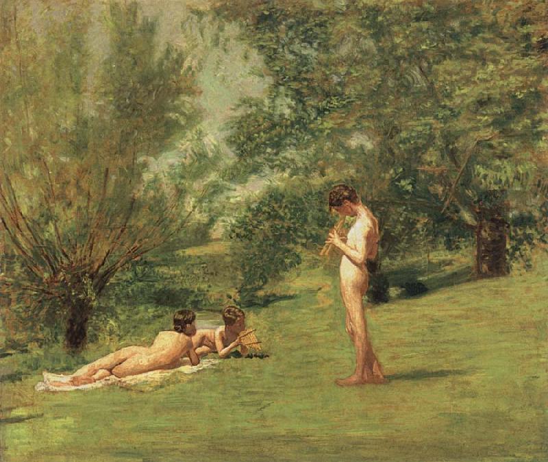 Thomas Eakins Arcadia oil painting image
